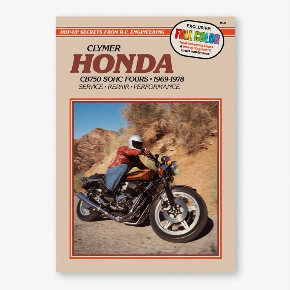 Clymer Honda CB750 SOHC Fours 1969-1978 Service Repair Manual M341 Vintage VGUC
